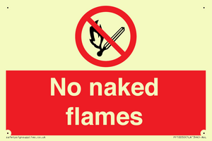 No naked flames
